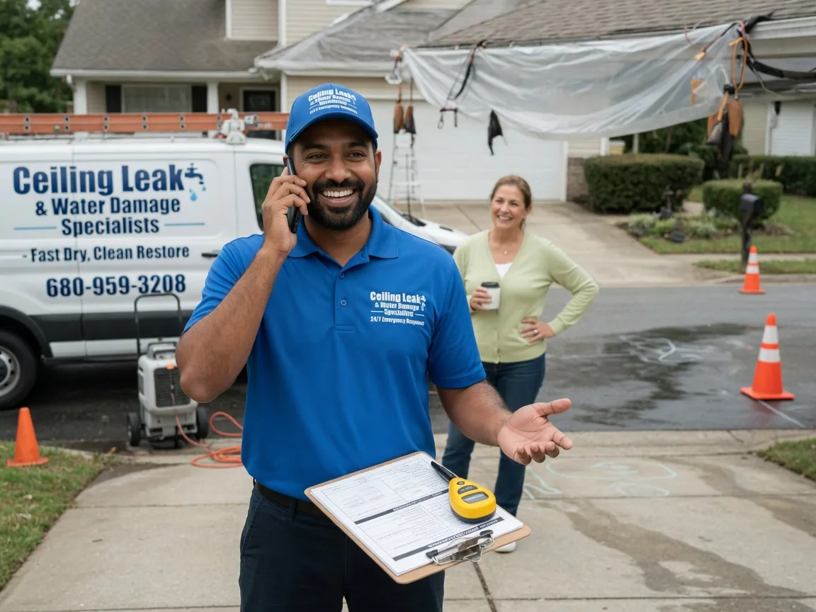 Ceiling Leak Cleanup Moro, AR FAQs